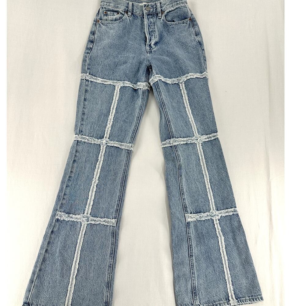 Pacsun Eco Frayed High Waisted Bootcut Jeans